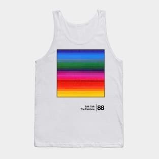 The Rainbow / Minimal Style Graphic Artwork Design Tank Top